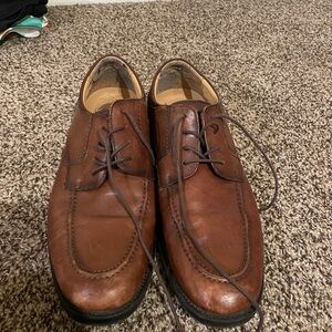 Chaps Men's Tan Leather Oxfords